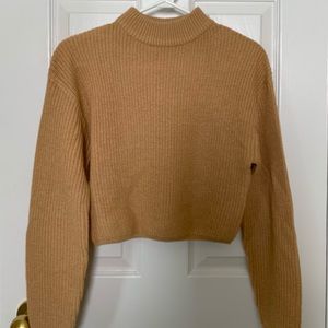 Knit cropped sweater